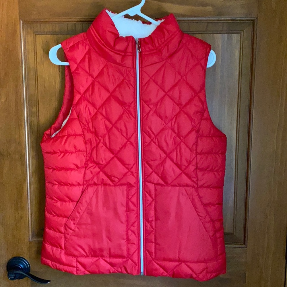 Red Puffer Vest